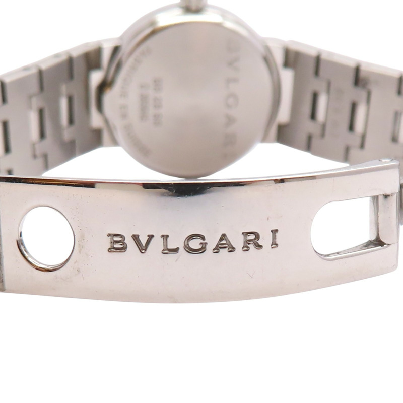 黑色錶盤 12PD鑽石 不鏽鋼 BVLGARI BVLGARI 腕錶【BVLGARI 寶格麗】 BB23SS-8