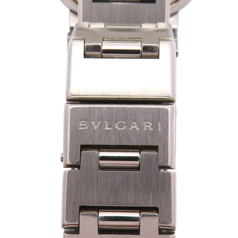 黑色錶盤 12PD鑽石 不鏽鋼 BVLGARI BVLGARI 腕錶【BVLGARI 寶格麗】 BB23SS-10