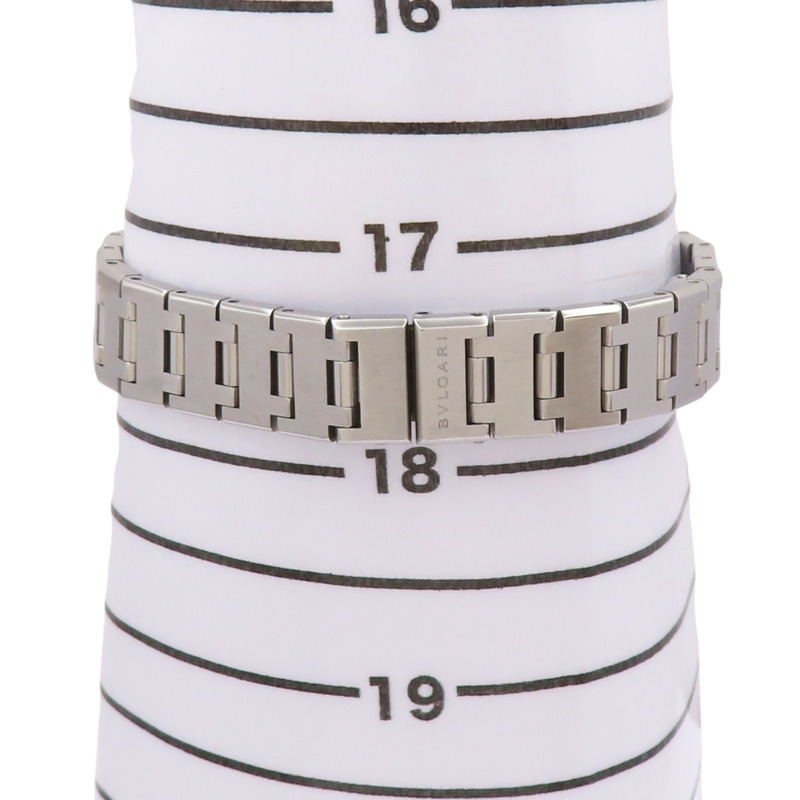 黑色錶盤 12PD鑽石 不鏽鋼 BVLGARI BVLGARI 腕錶【BVLGARI 寶格麗】 BB23SS-13