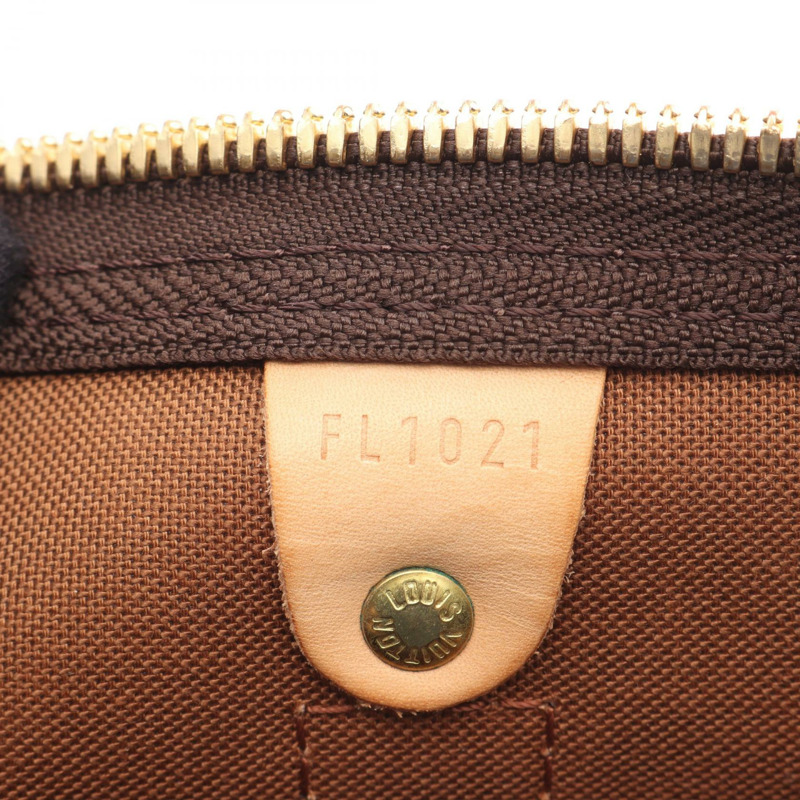 LOUIS VUITTON Keepall 55 手提包 M41424 Monogram 帆布皮革棕色中性 LV-4