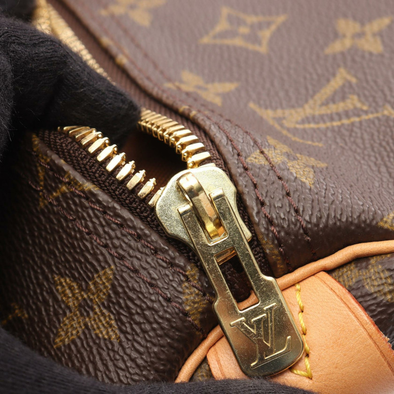 LOUIS VUITTON Keepall 55 手提包 M41424 Monogram 帆布皮革棕色中性 LV-11