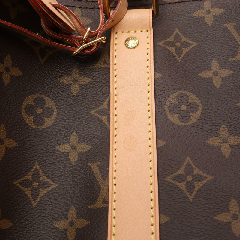 LOUIS VUITTON Keepall 55 旅行手提包 M41424 Monogram 帆布皮革二手-8