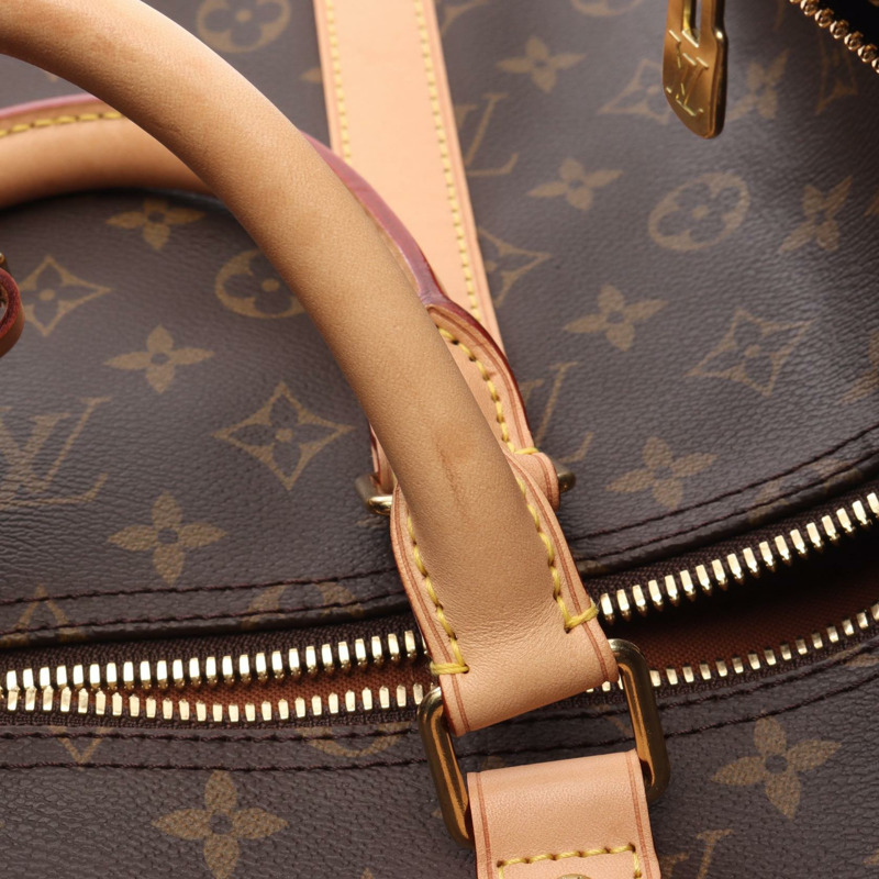 LOUIS VUITTON Keepall 55 旅行手提包 M41424 Monogram 帆布皮革二手-9