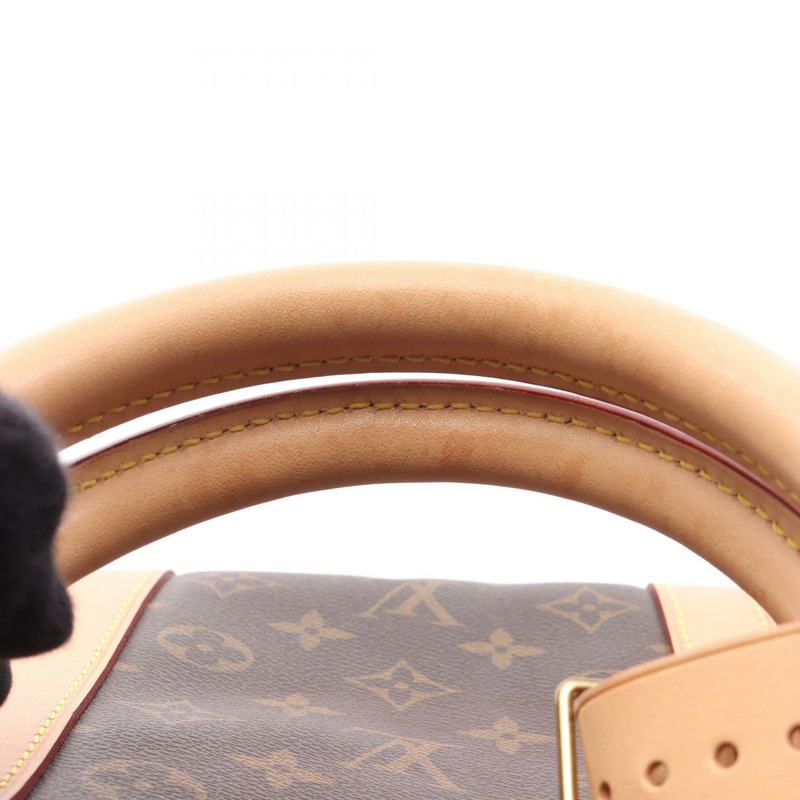 LOUIS VUITTON Keepall 55 旅行手提包 M41424 Monogram 帆布皮革二手-10