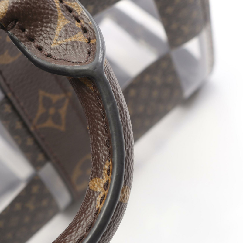 LOUIS VUITTON Keepall Bandouliere 25 手提包 M20872 Monogram Chess 帆布 棕色-4