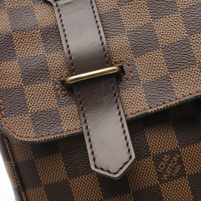 LOUIS VUITTON Broadway 單肩包 N42270 Damier 帆布皮革 Ebene 男女通用-7