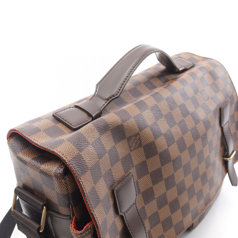 LOUIS VUITTON Broadway 單肩包 N42270 Damier 帆布皮革 Ebene 男女通用-9