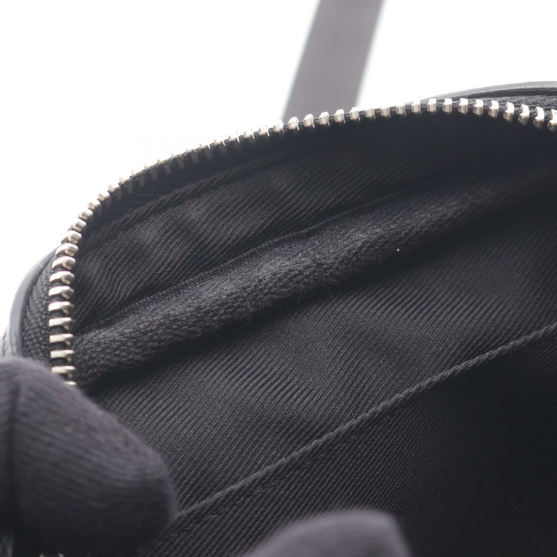 LOUIS VUITTON 戶外手拿包 腰包 M30755 Taigalama 帆布皮革 黑色-4