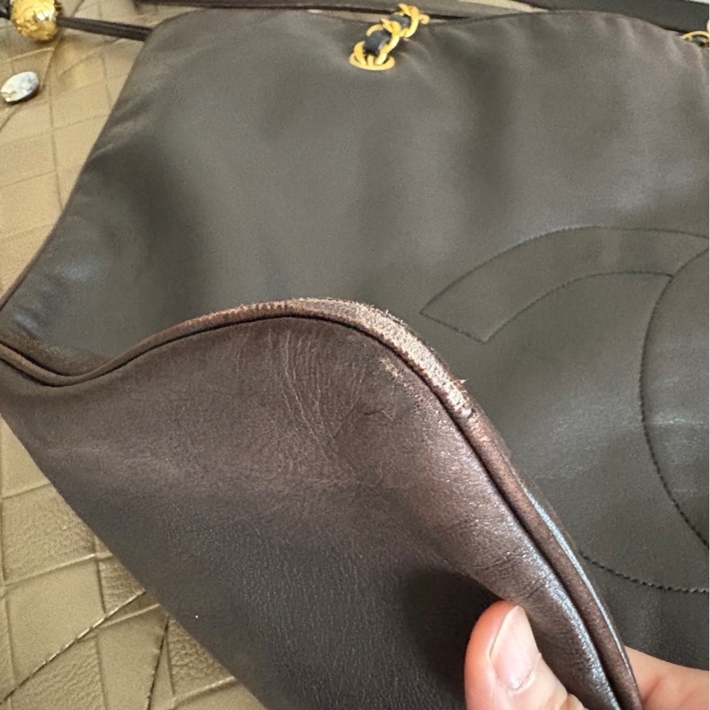 香奈兒CHANEL VINTAGE 中古托特包-6