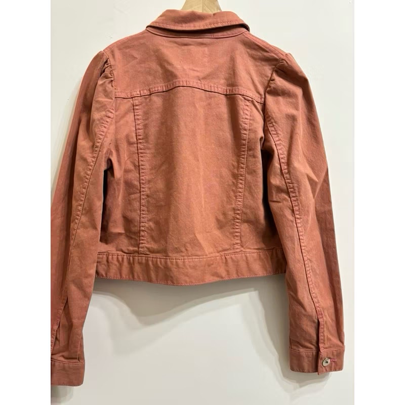 Kate spade 楓葉橘牛仔外套-1