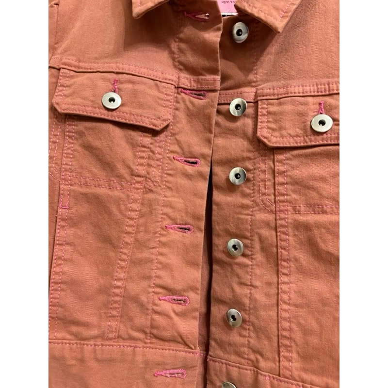 Kate spade 楓葉橘牛仔外套-2