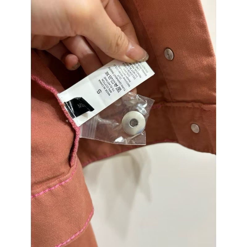 Kate spade 楓葉橘牛仔外套-4