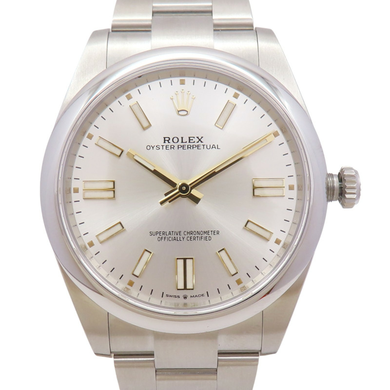 白色錶盤 不鏽鋼 Oyster Perpetual 41 腕錶 124300【Rolex 勞力士】 124300-0