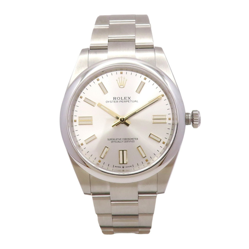 白色錶盤 不鏽鋼 Oyster Perpetual 41 腕錶 124300【Rolex 勞力士】 124300-1