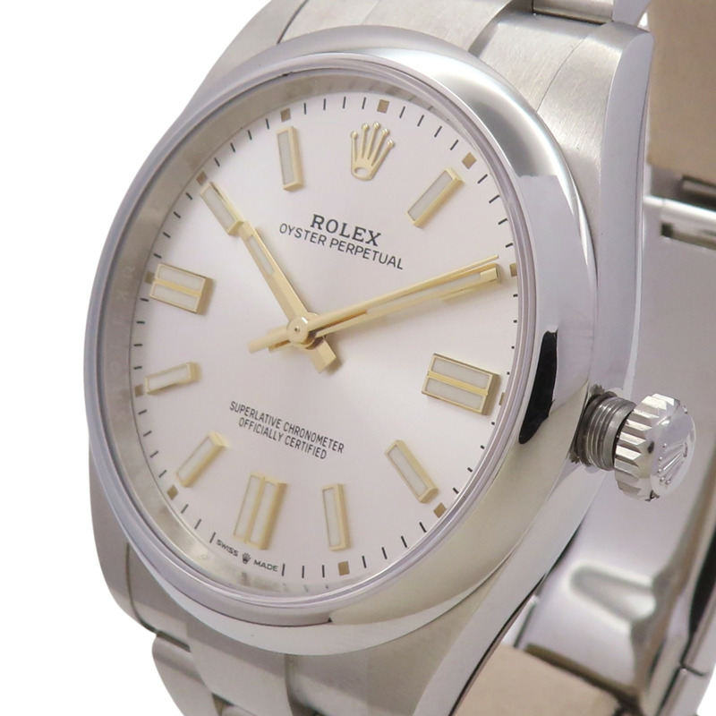 白色錶盤 不鏽鋼 Oyster Perpetual 41 腕錶 124300【Rolex 勞力士】 124300-2