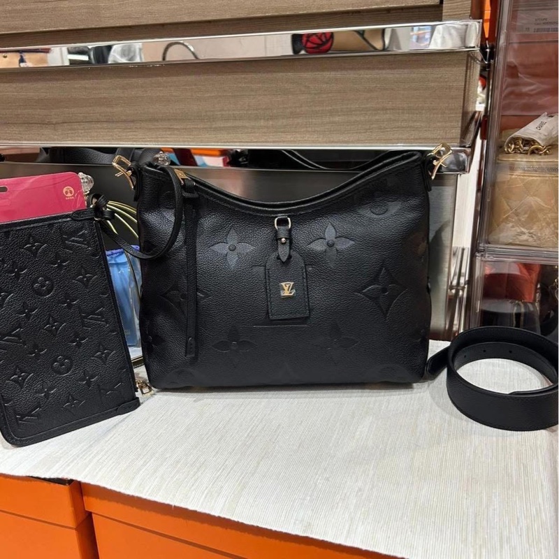 Lv carryall pm M46288 黑色牛皮-5