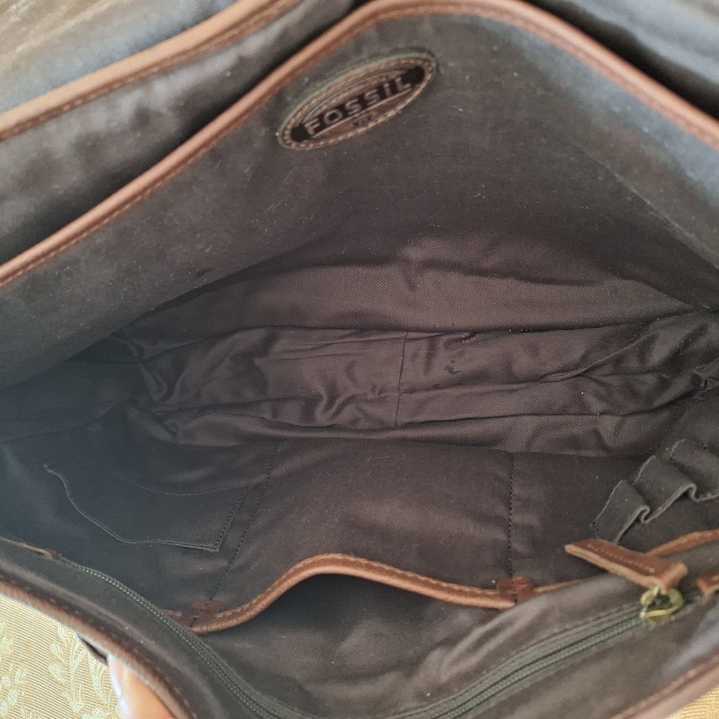 Fossil 皮革 郵差包-3