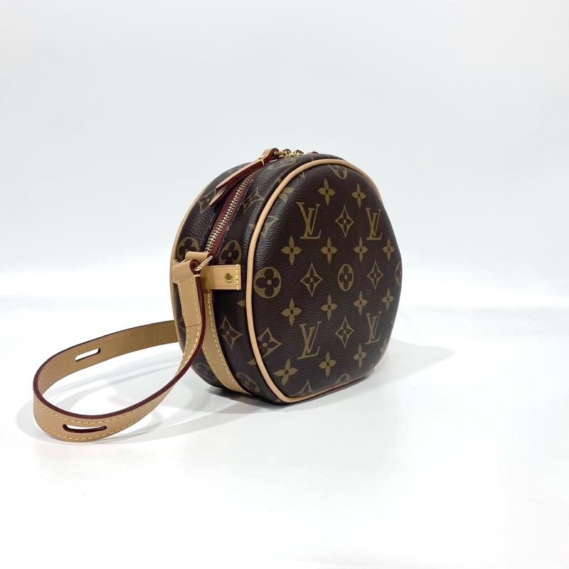 LV原花Boite Chapeau Souple軟圓餅包PM M45578-4