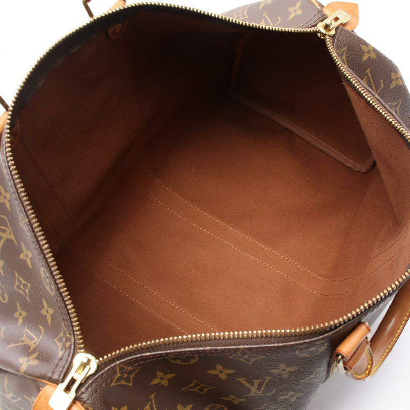 LOUIS VUITTON Keepall 45 手提包 M41428 Monogram 帆布皮革男女通用二手 LV-2