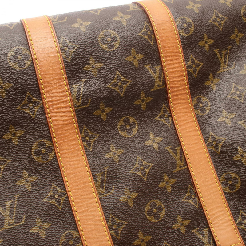 LOUIS VUITTON Keepall 45 手提包 M41428 Monogram 帆布皮革男女通用二手 LV-5
