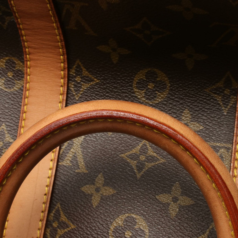 LOUIS VUITTON Keepall 45 手提包 M41428 Monogram 帆布皮革男女通用二手 LV-10