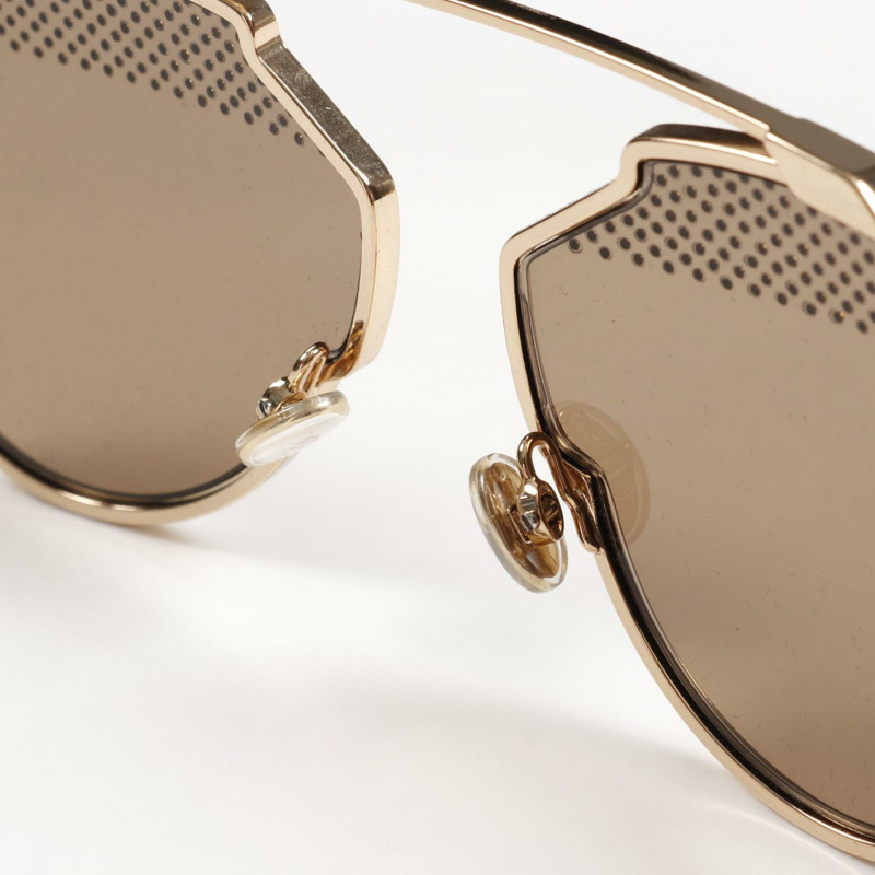 Christian Dior SoRealS 太陽眼鏡 DIORSOREALRHL5V 鍍金塑膠 黑色 二手-5