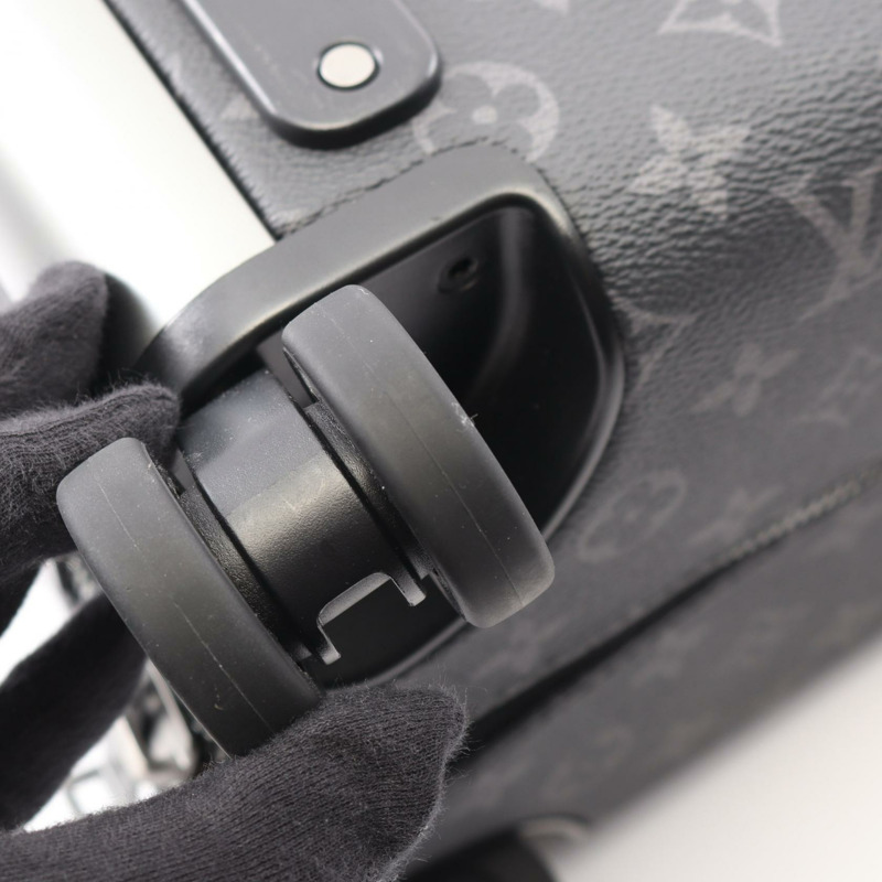 LOUIS VUITTON Horizon 55 手提包 M23002 Monogram Eclipse 帆布皮革二手-5