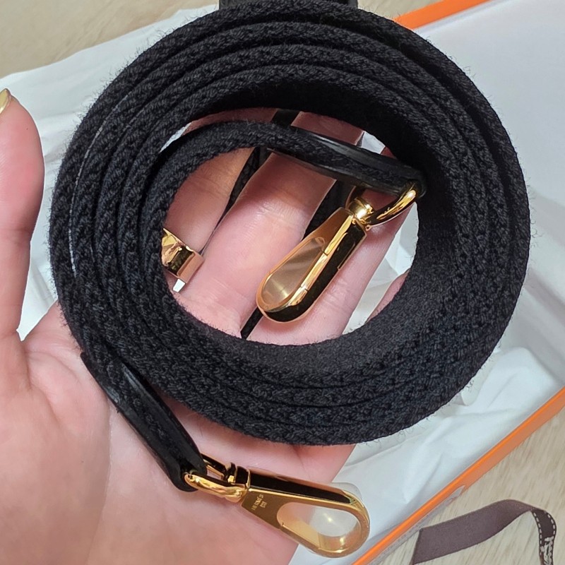 愛馬仕 mine evenly 黑金 (全新)-4