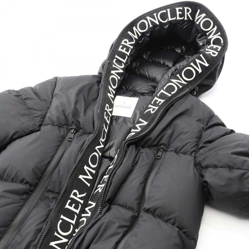 MONCLER MONTCLA 羽絨外套 E20914194385 尼龍黑 2 碼 二手男式-9