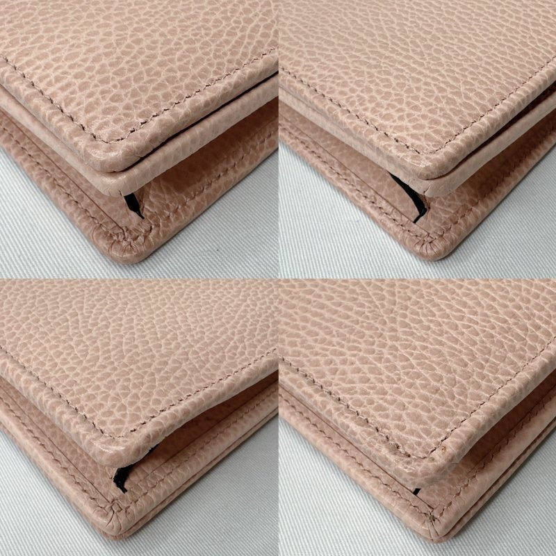 GUCCI Marmont woc粉色鏈包-11