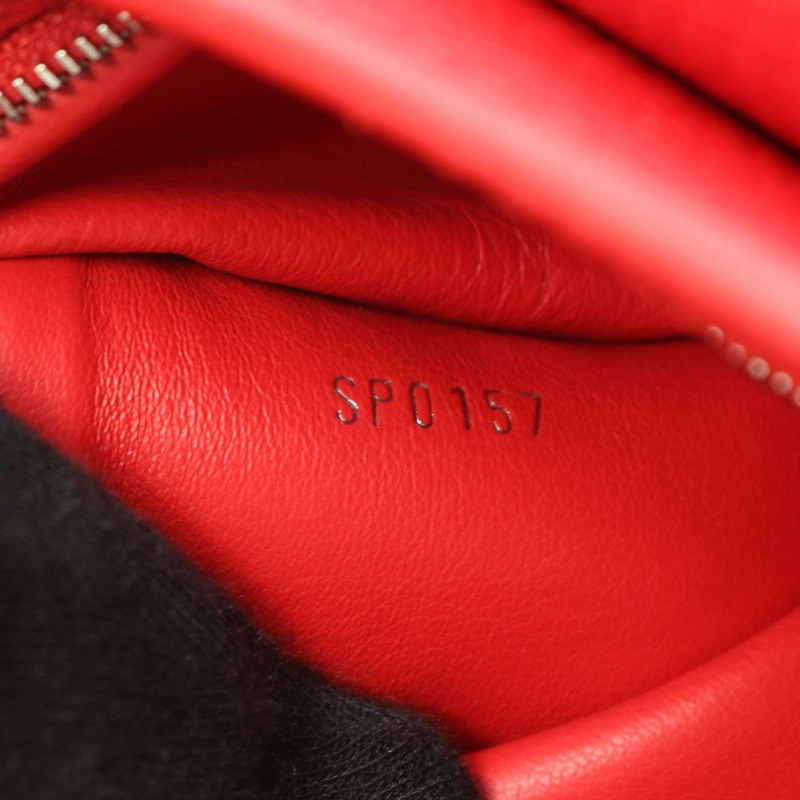 LOUIS VUITTON Capucines PM 手提包 M42237 Parnassea 皮革 Ruby 二手女士 LV-4