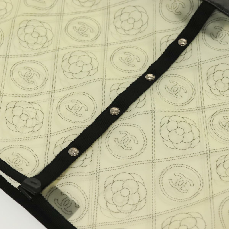 【日本直送】香奈兒 (CHANEL) 雨罩 象牙色乙烯基材質 CC Auth 134924M-5