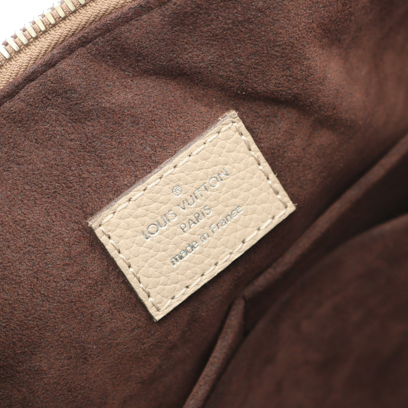 LOUIS VUITTON Haumea 單肩包 手提包 M55031 Mahina 皮革 Galet 二手 女士 LV-3