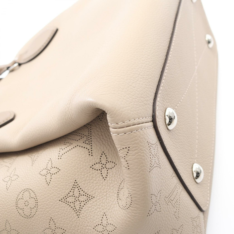 LOUIS VUITTON Haumea 單肩包 手提包 M55031 Mahina 皮革 Galet 二手 女士 LV-6