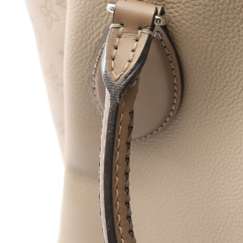 LOUIS VUITTON Haumea 單肩包 手提包 M55031 Mahina 皮革 Galet 二手 女士 LV-8