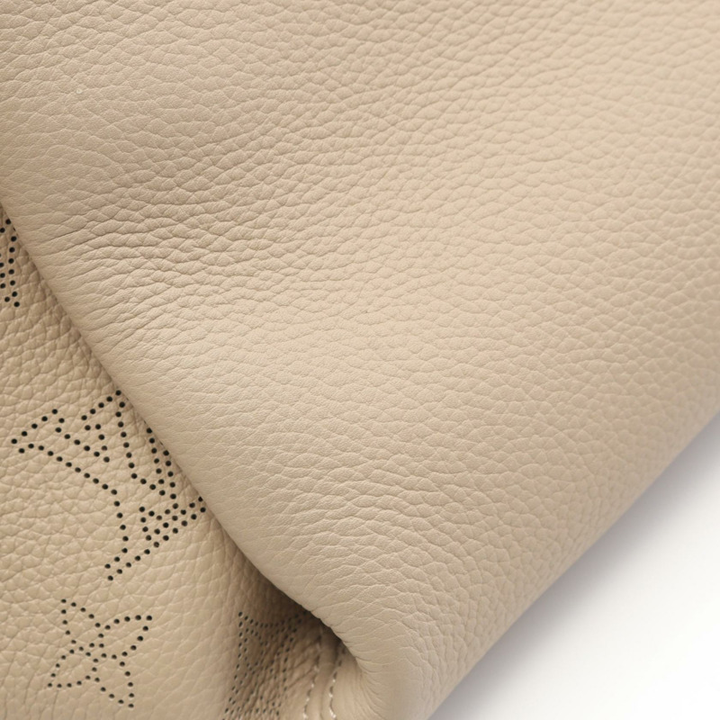 LOUIS VUITTON Haumea 單肩包 手提包 M55031 Mahina 皮革 Galet 二手 女士 LV-9