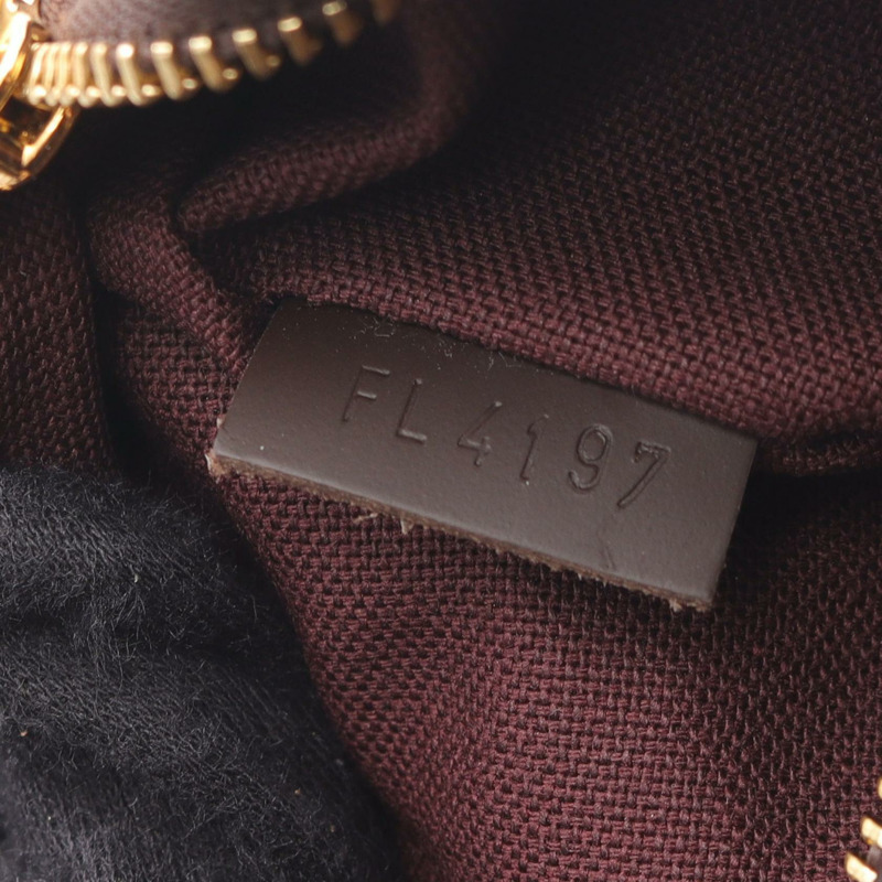 路易威登 Iena MM 手提包 N41013 Damier 帆布皮革 Ebene 二手女士 LV-4