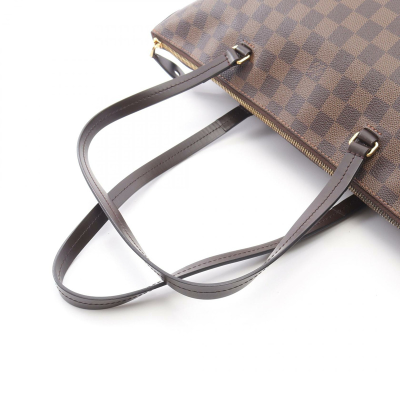 路易威登 Iena MM 手提包 N41013 Damier 帆布皮革 Ebene 二手女士 LV-9