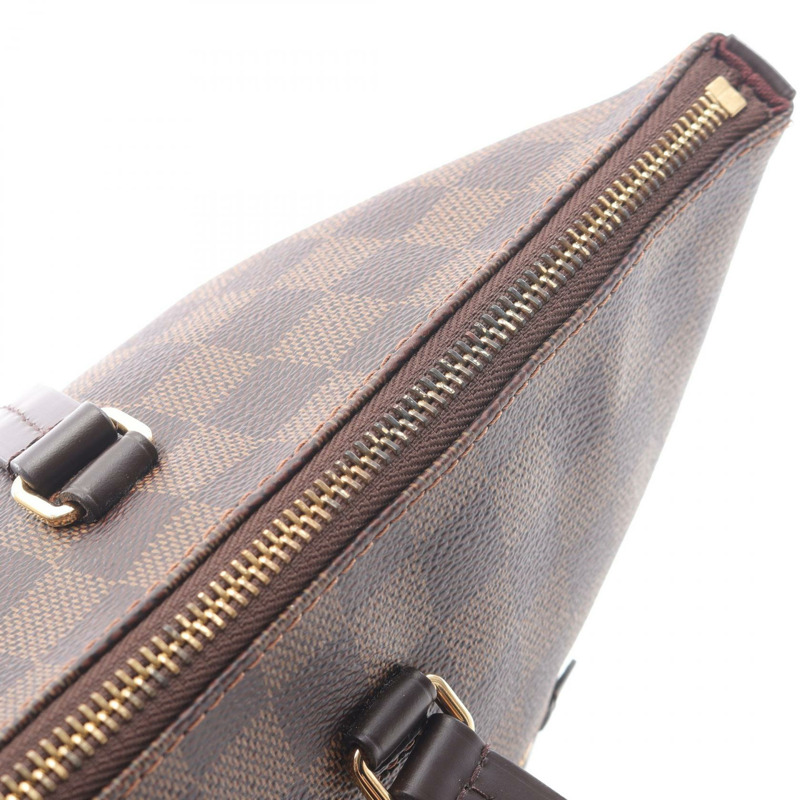 路易威登 Iena MM 手提包 N41013 Damier 帆布皮革 Ebene 二手女士 LV-10