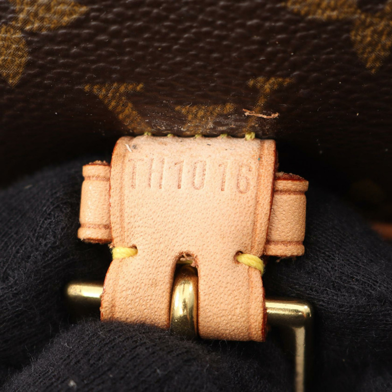 LOUIS VUITTON Sologne 單肩包 M42250 Monogram 帆布皮革棕色二手 LV-4