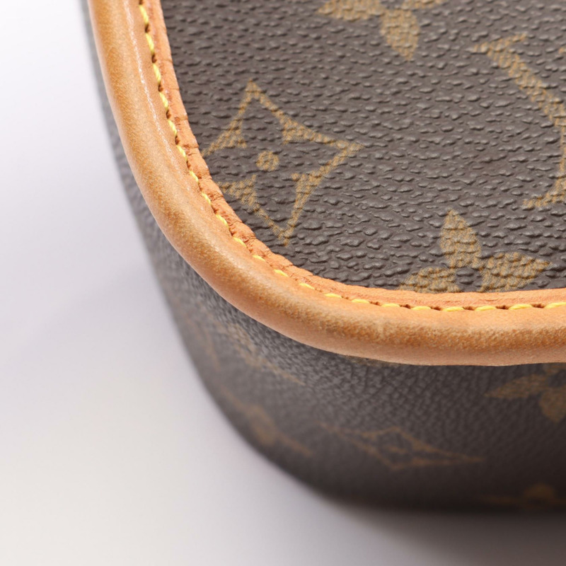 LOUIS VUITTON Sologne 單肩包 M42250 Monogram 帆布皮革棕色二手 LV-5