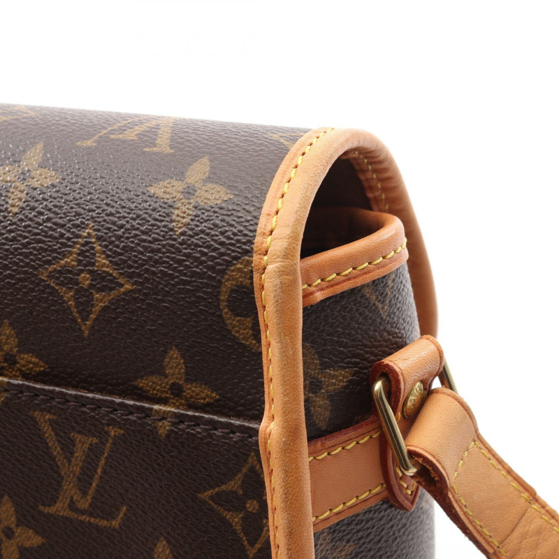 LOUIS VUITTON Sologne 單肩包 M42250 Monogram 帆布皮革棕色二手 LV-8