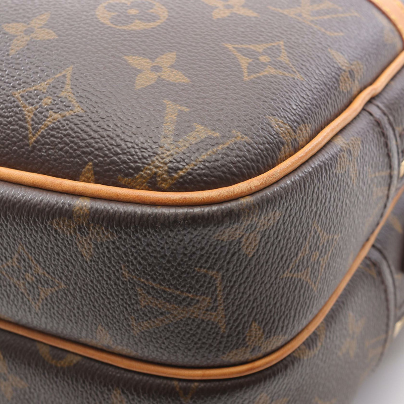 LOUIS VUITTON Reporter PM 單肩包斜背包 M45254 Monogram 帆布 二手 LV-7