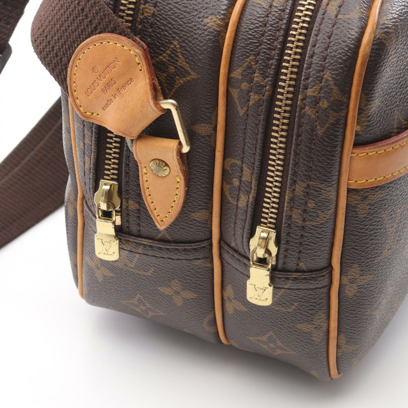 LOUIS VUITTON Reporter PM 單肩包斜背包 M45254 Monogram 帆布 二手 LV-9
