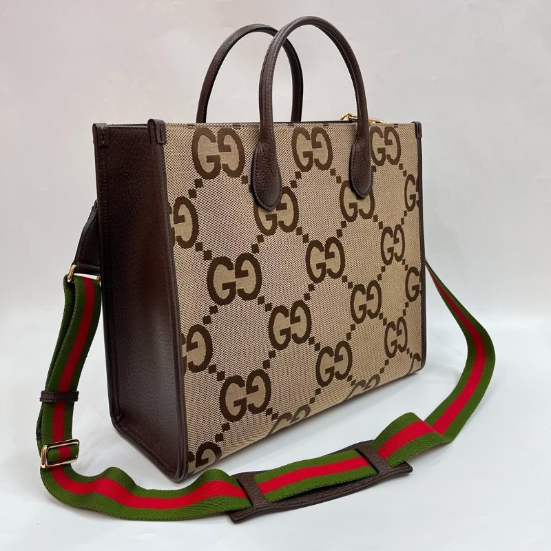 Gucci camel tote bag-1