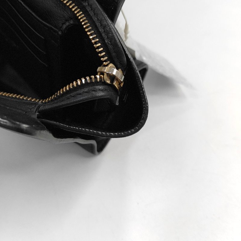YSL 黑色牛皮斜背包肩背包 金色五金可拆卸肩帶-14