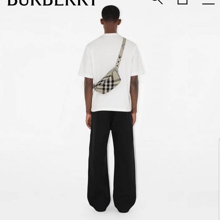 Burberry SHIELD 格紋斜背包 腰包 義大利製 現貨 原價75000-5