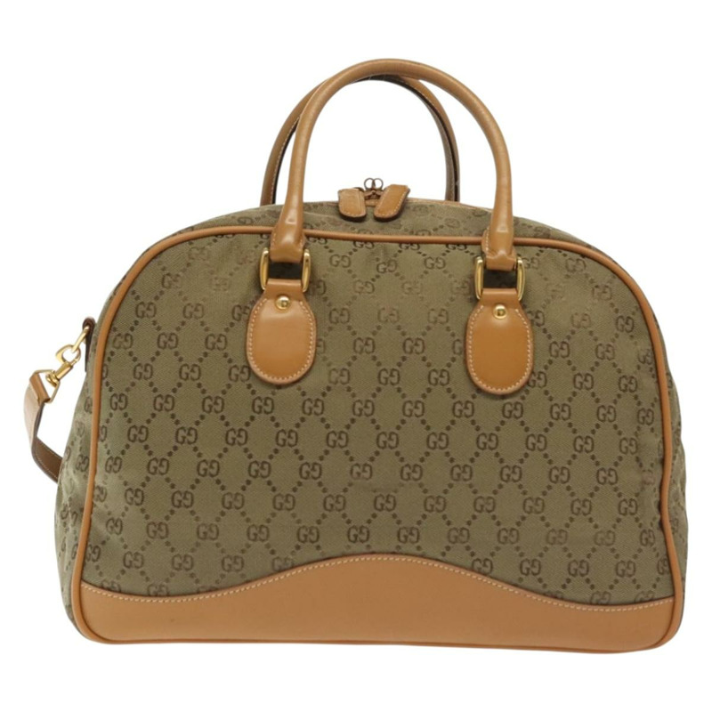 【日本直送】GUCCI GG 帆布波士頓包 2 款可選 金色 米色 013 123 3659 正品 ep10260-1