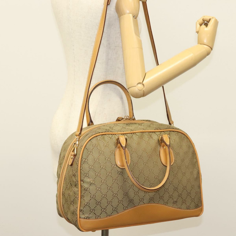 【日本直送】GUCCI GG 帆布波士頓包 2 款可選 金色 米色 013 123 3659 正品 ep10260-22