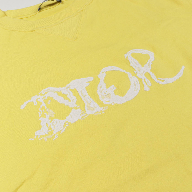 Christian Dior × PETER DOIG 聯名款 T 卹,短袖純棉,黃色,二手男款,M 碼-6